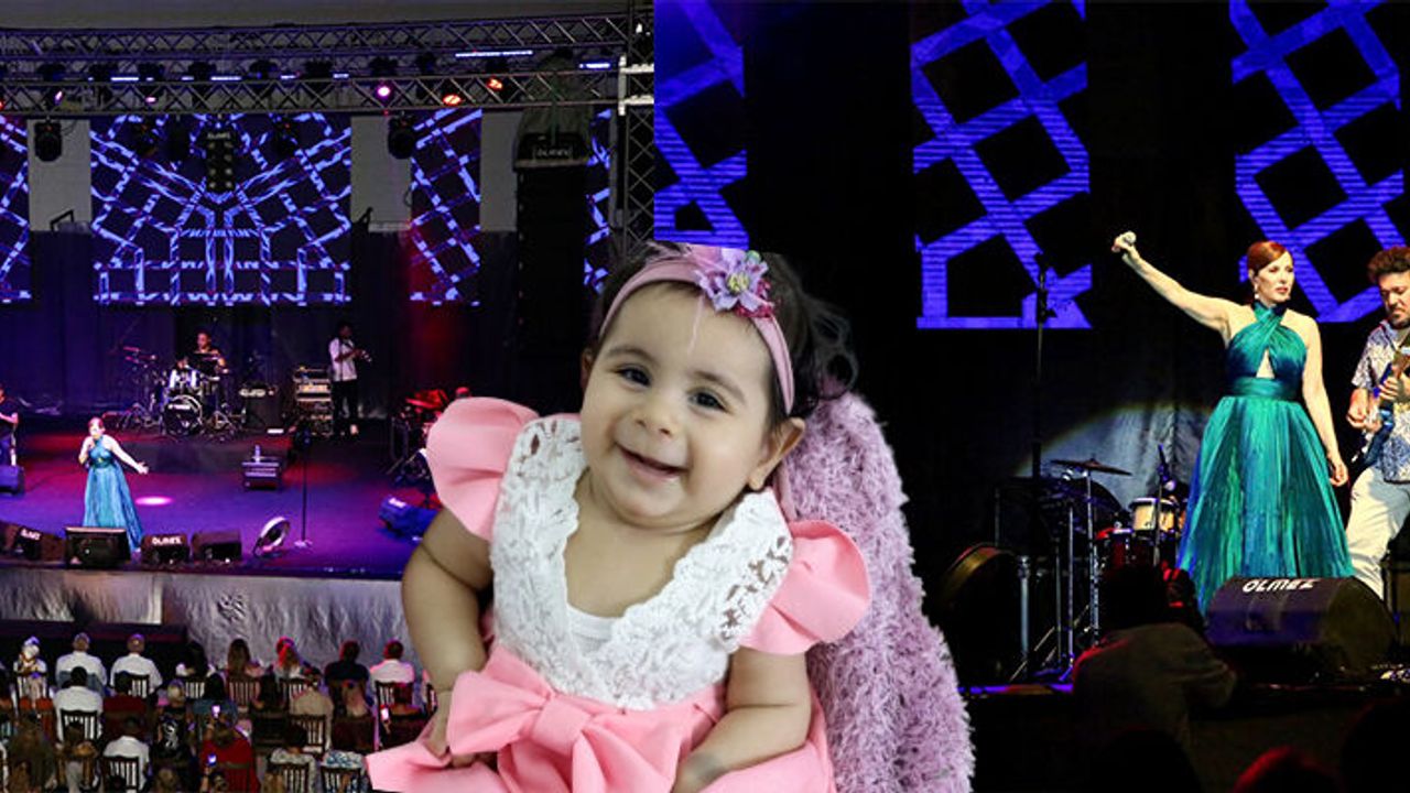 Ela bebeğe destek konserine büyük ilgi 