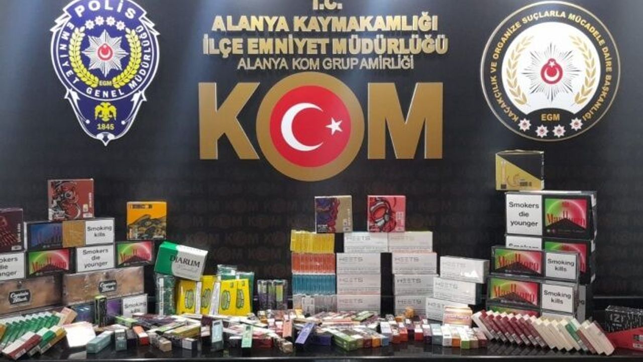 Alanya KOM'dan şok operasyon 6 kişi yakalandı