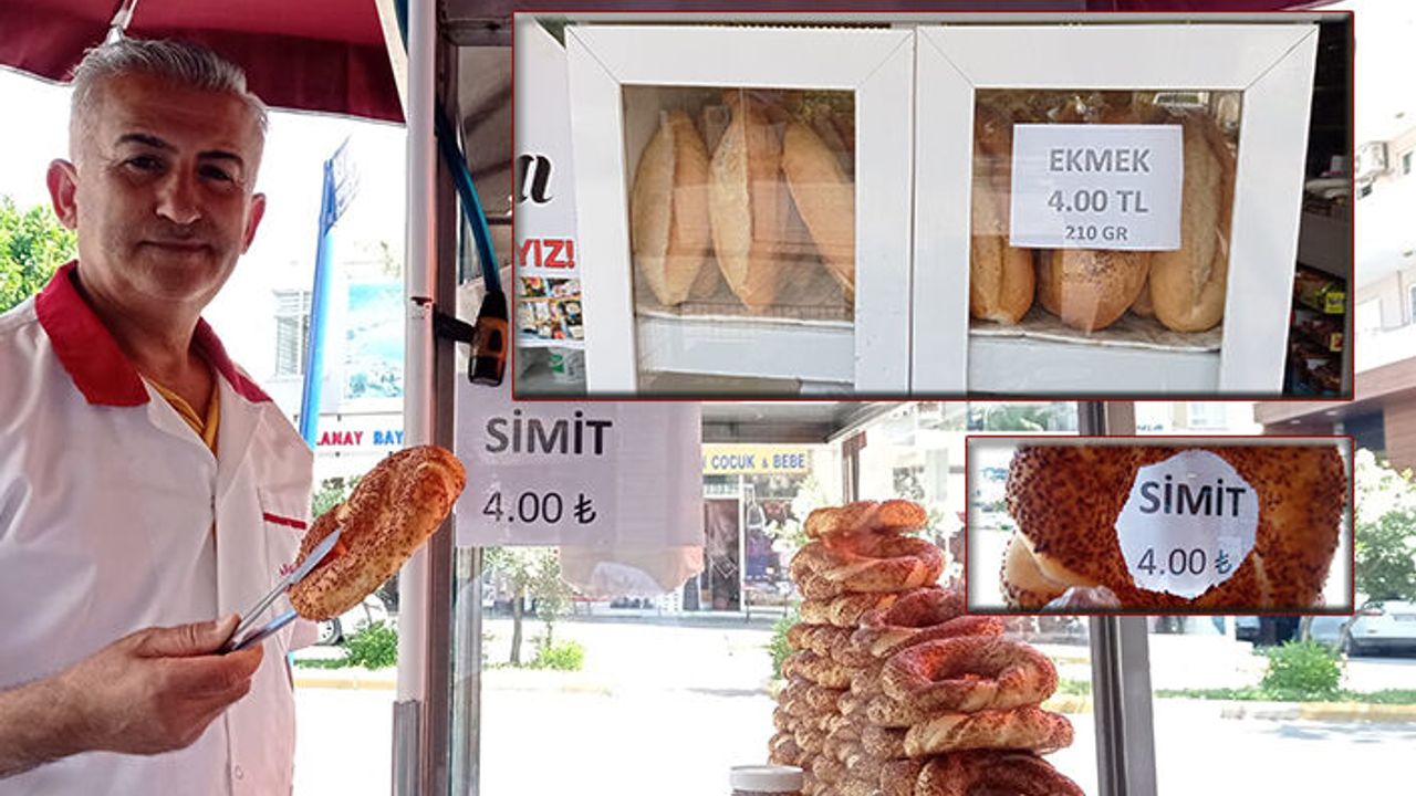 Alanya’da simit ve ekmek fiyatı eşitlendi
