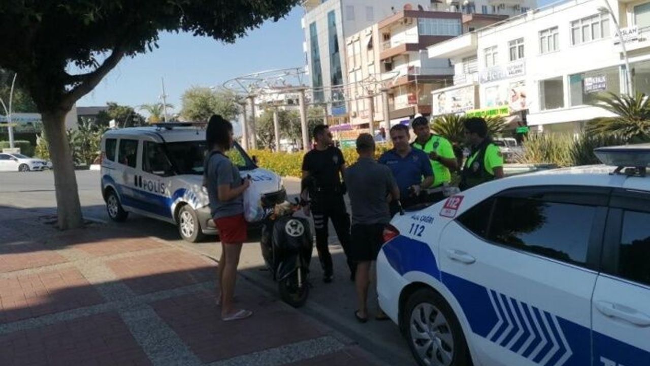 Bağlanan motosiklet fiyatı  kadar ceza yedi