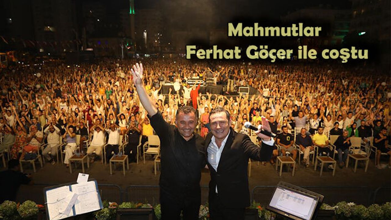 Alanya Belediyesi’nin Yaz Konseri'nde Ferhat Göçer rüzgarı esti | FOTO GALERİ