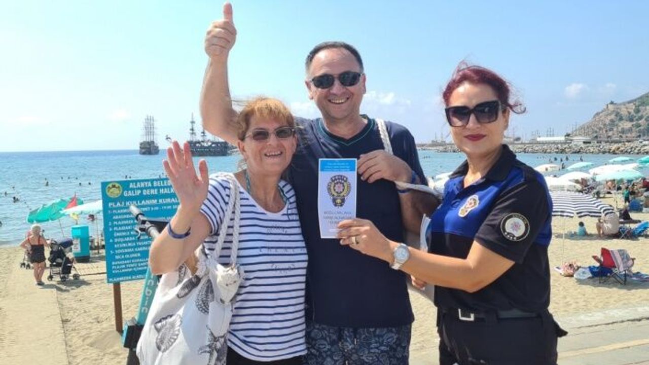 Alanya Emniyeti’nden ‘suya birden dalmayın’ uyarısı