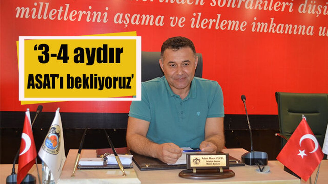 Başkan Yücel, Karakocalı yolu için konuştu 