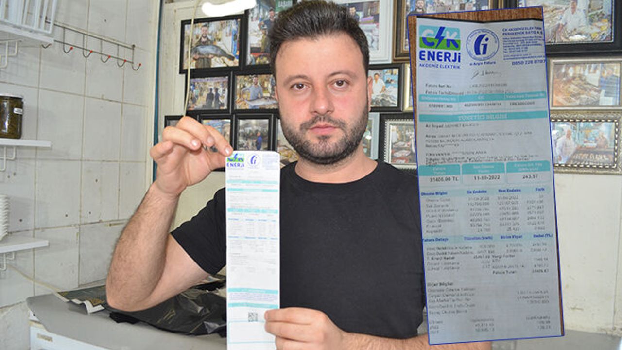 Alanya'da esnafı yüksek fatura çarptı