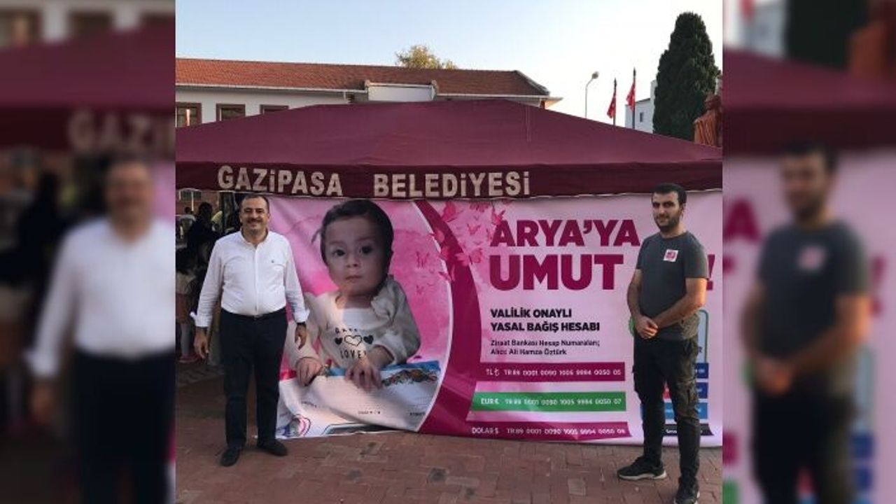 Alanya Ticaret ve Sanayi Odası Başkan Adayı Tunahan Toksöz’den Arya bebeğe destek