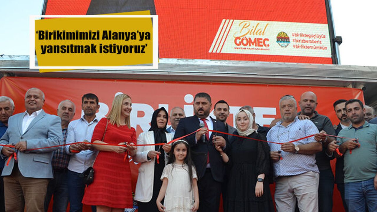 ALTSO Başkan Adayı Bilal Gömeç yoğun katılımla seçim ofisini açtı
