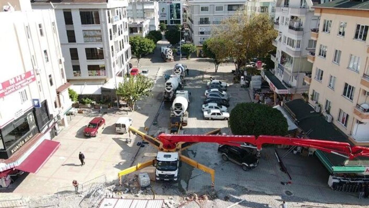 Alanya’da mega proje hızla yükseliyor