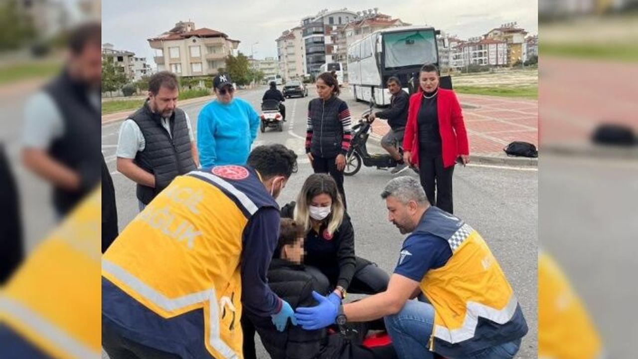 Ehliyetsiz ve kasksız motosiklet sürücüsü kazasında ceza yağdı