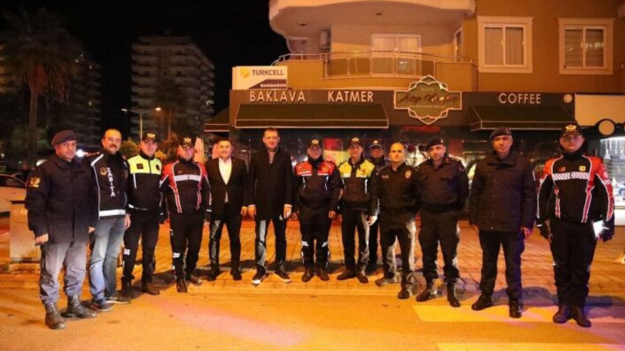 Alanya protokolü yeni yıl mesaisindeydi