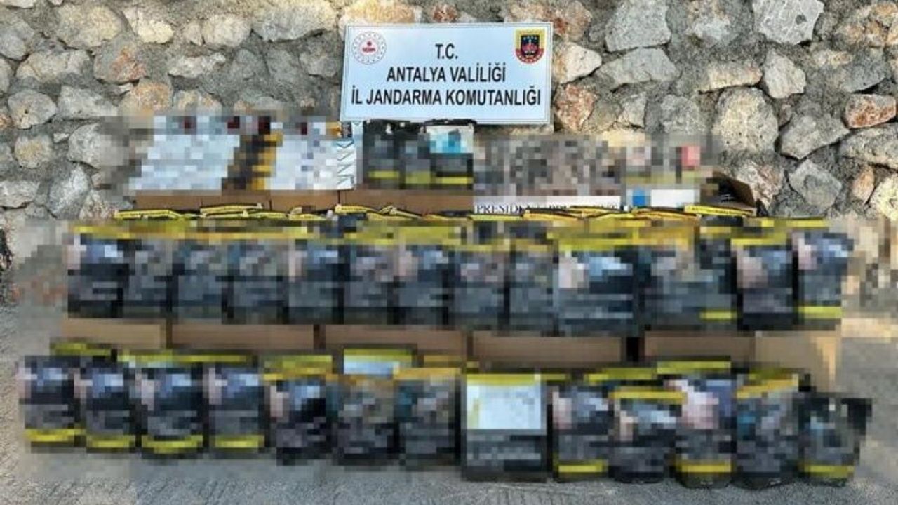 Jandarmadan kaçak tütün ve elektronik sigara operasyonu