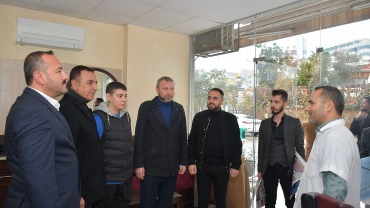 MHP Alanya'dan Tosmur esnafına ziyaret