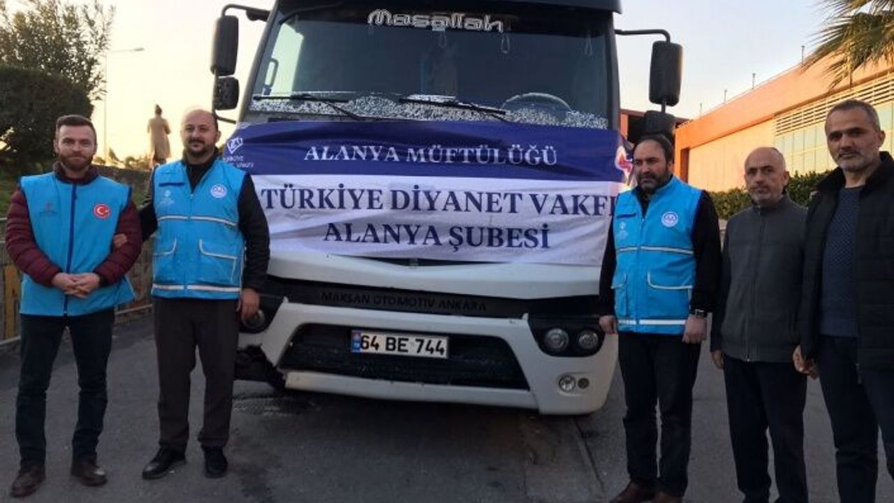 Alanya’da yürek ısıtan kampanya ile bir TIR battaniye toplandı