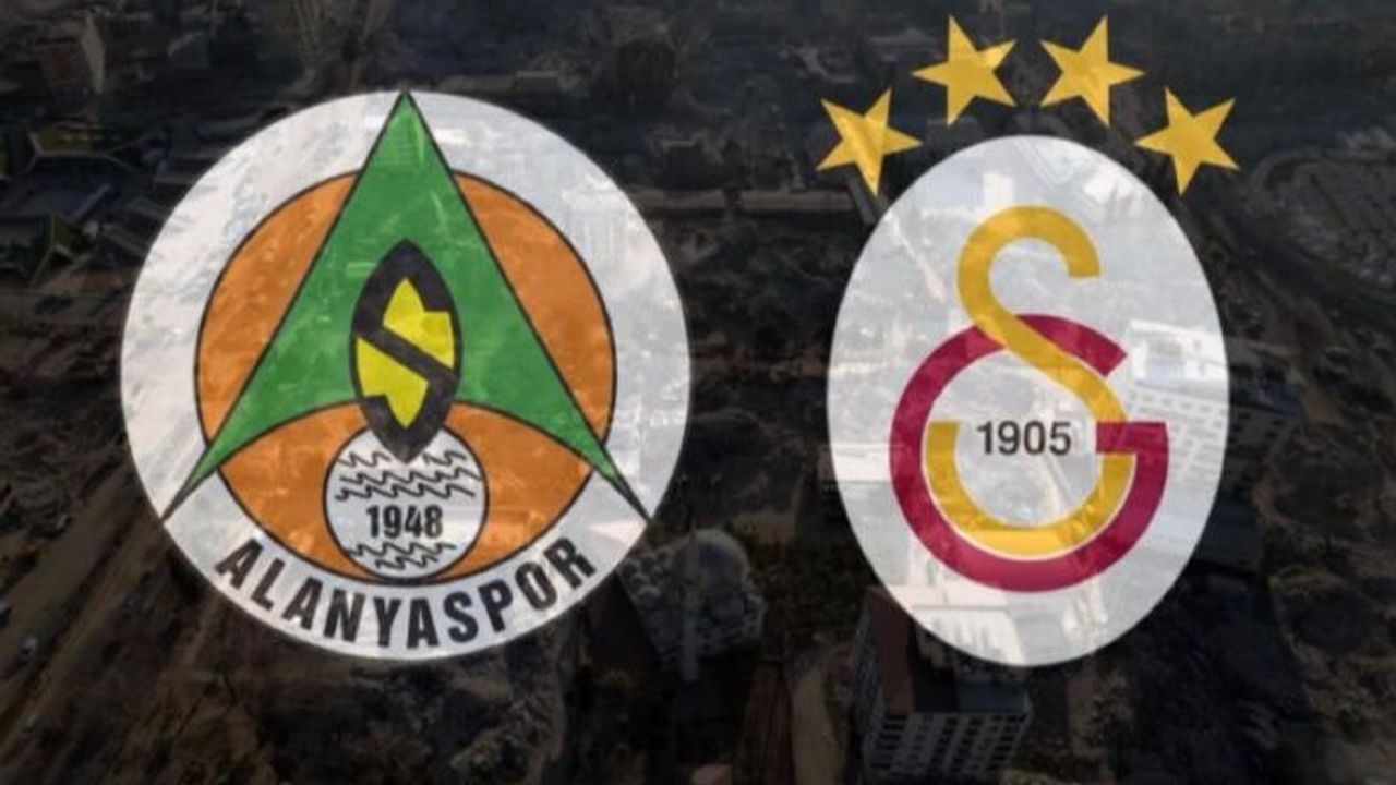 Alanyaspor ve Galatasaray, depremzedeler için sahaya çıkıyor