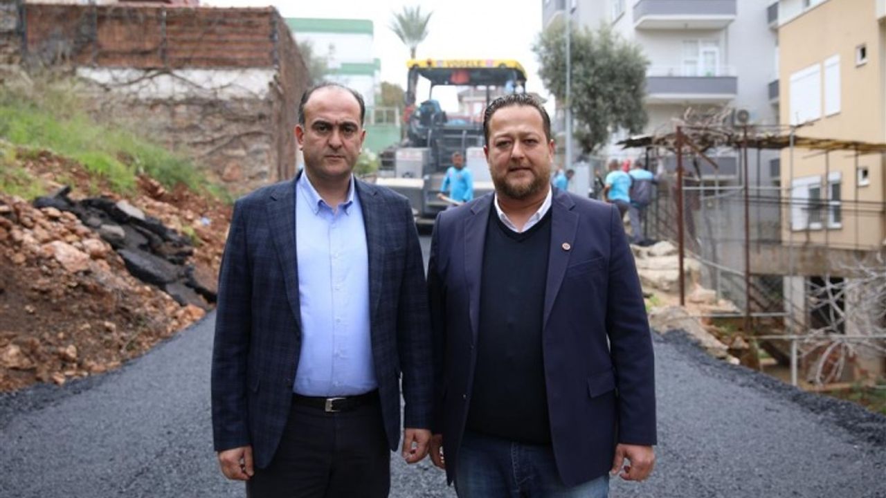 Başkan Yardımcısı Fevzi Alaettinoğlu asfalt çalışmalarını yerinde inceledi