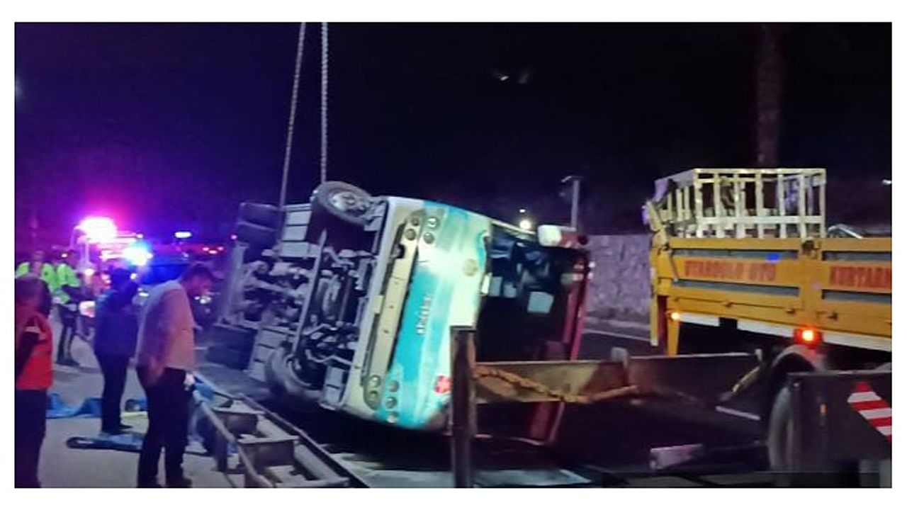 Son dakika! Alanya Kestelspor otobüsü kaza yaptı| VİDEO HABER