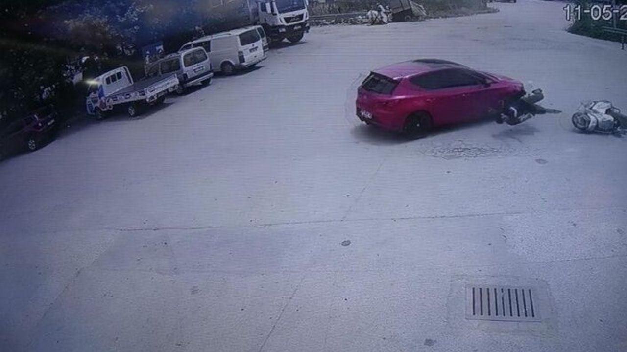 Feci kazada çocuk sürücü ölümden döndü