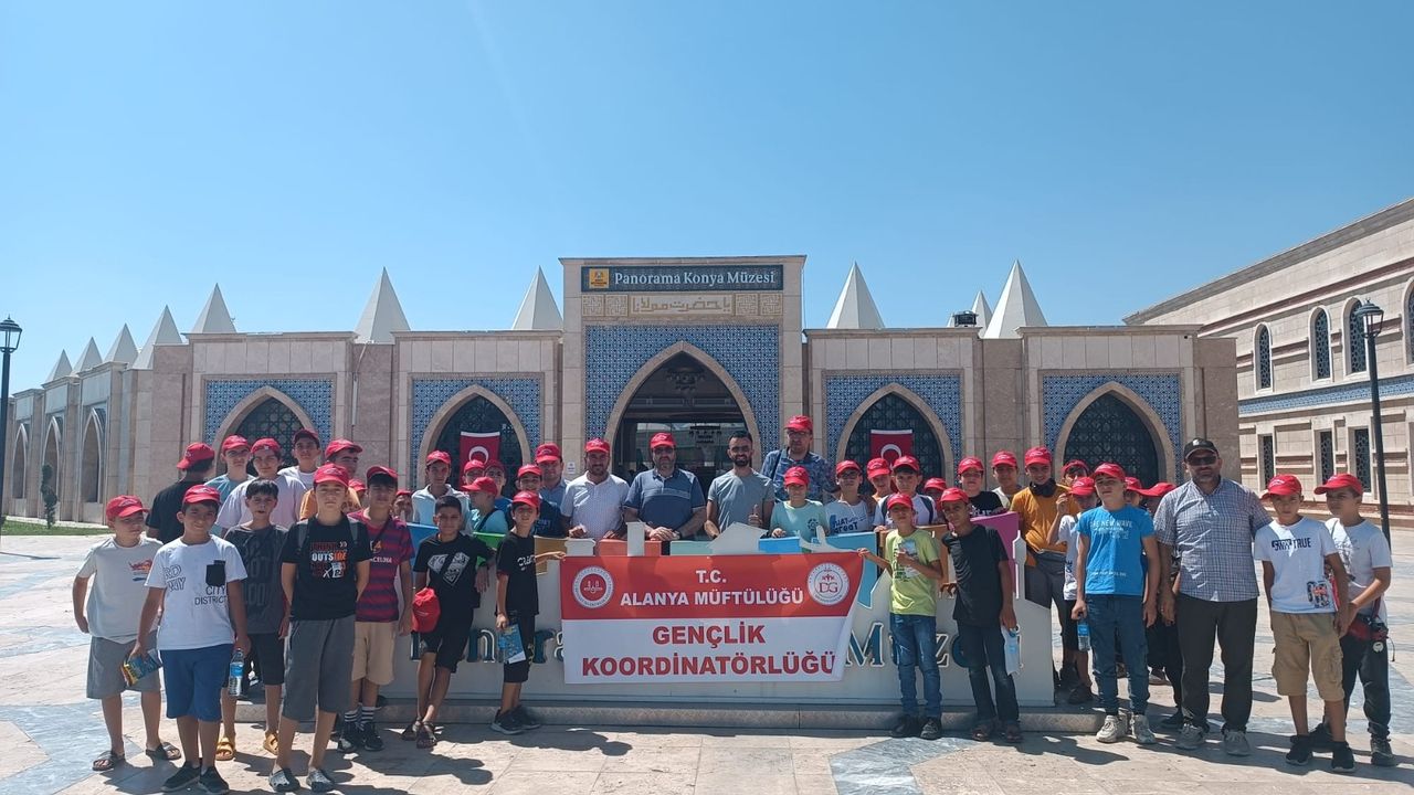 Alanyalı öğrenciler Konya’da kamp yaptı