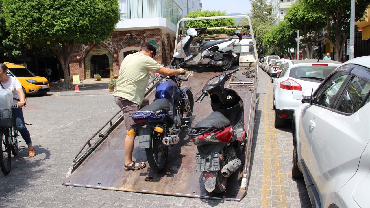 Alanya'da motosiklet hırsızı yakalandı 