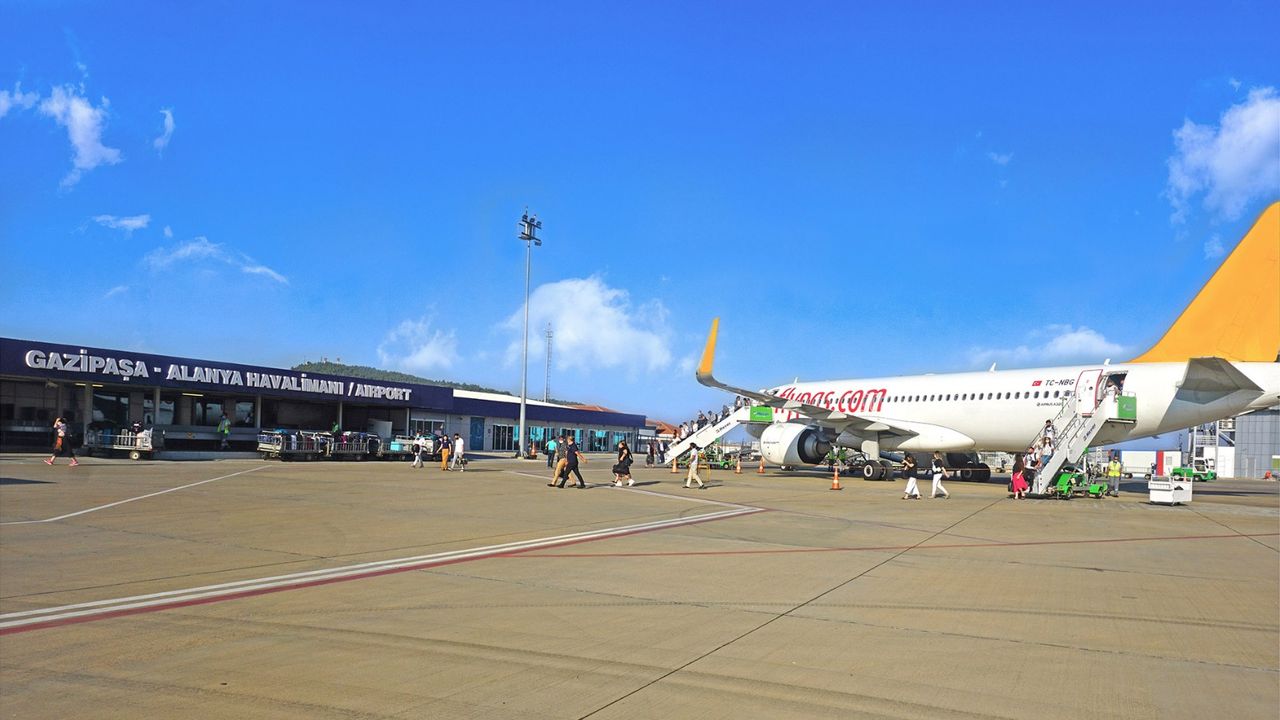 İşte Gazipaşa-Alanya Havalimanı'ndaki yolcu sayısı