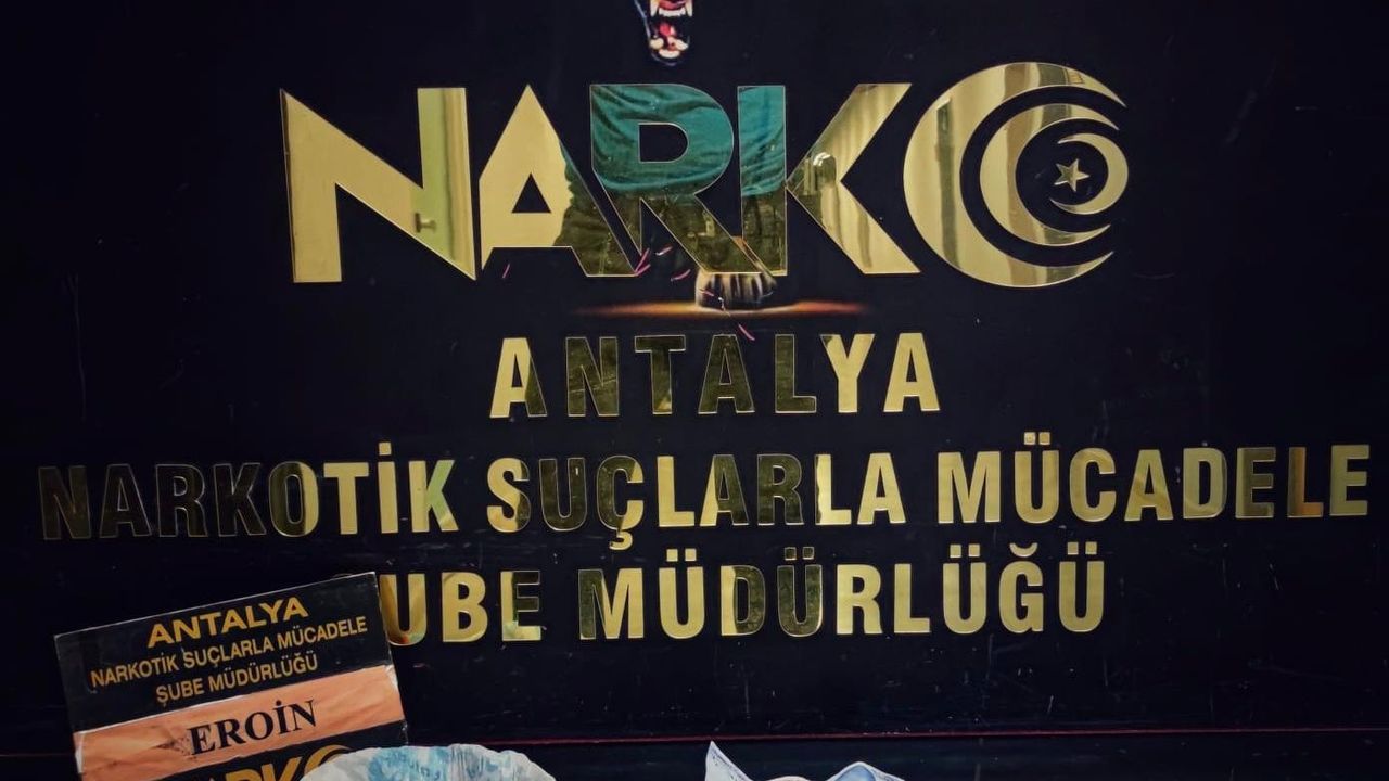 Antalya’da Narkotik Operasyonu 8 kişi yakalandı