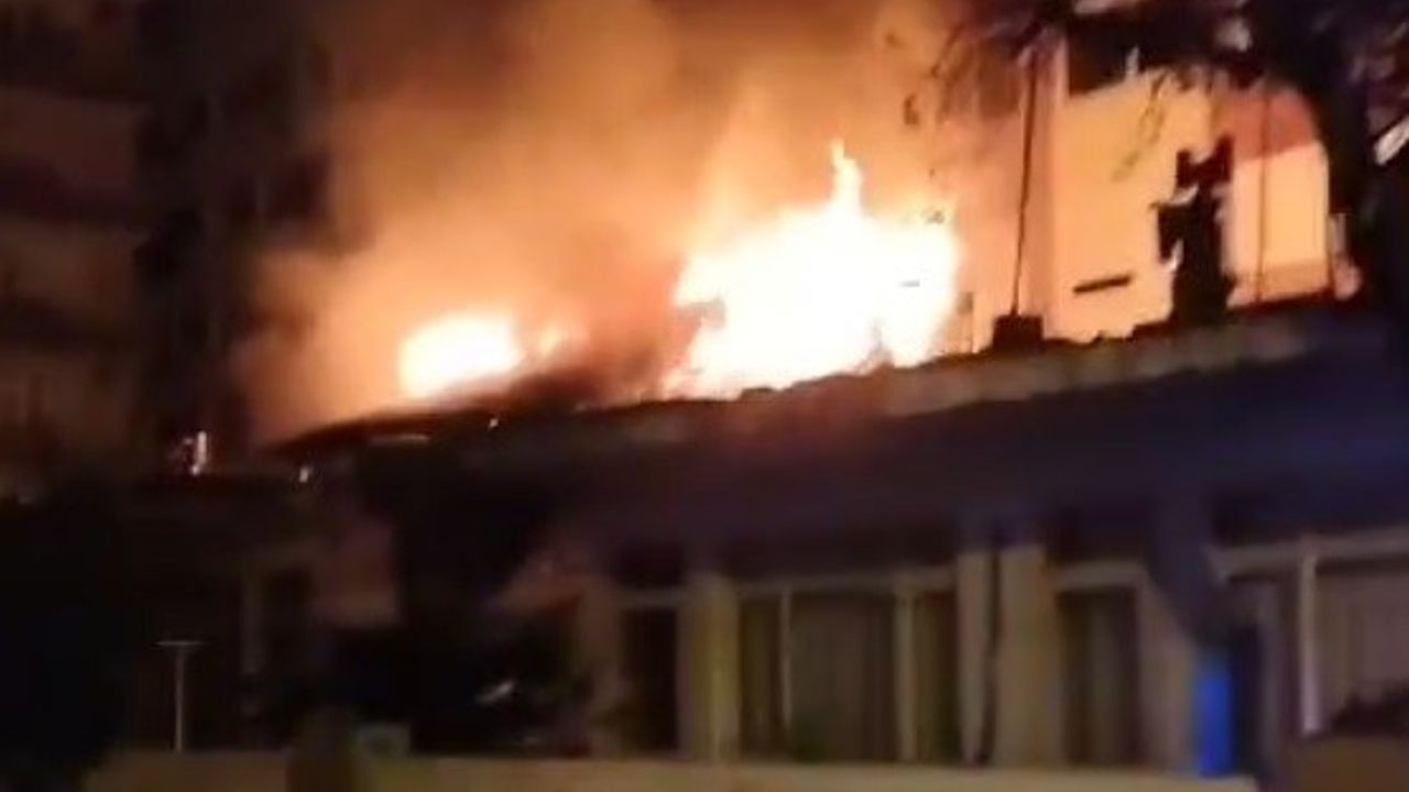 Alanya’nın komşusunda evde çıkan yangın korku dolu anlar yaşattı