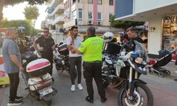 Alanya’da kural tanımayan motosiklet sürücülerine ceza yağdı