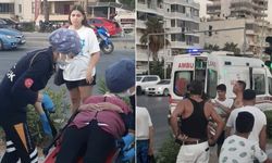 Alanya'da Binbin'in çarptığı kadın hastaneye kaldırıldı
