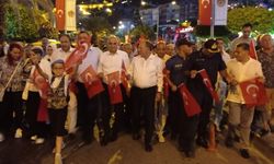 Alanya halkı 15 Temmuz’da sokağa indi