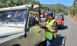 Alanya’da safari araçları denetlendi