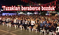 Başkan Yücel 15 Temmuz anma programında konuştu