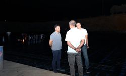 Başkan Yücel’den gece mesaisi