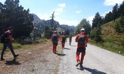 Kayıp yaşlı kadının arama çalışmalarına Alanya'dan da ekip katıldı