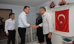 Kaymakam Ürkmezer şehit ve gazi ailelerini unutmadı