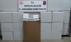 150 bin adet makaron ele geçirildi