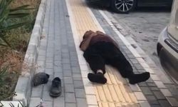 Alanya’da vatandaş kaldırımı yatak odasına çevirdi I VİDEO HABER