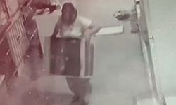 Alanya’da 50 kiloluk klima motoru çalan kadın güvenlik kamerasına yansıdı |VİDEO HABER