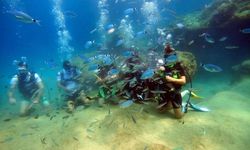 Alanya’da su altı dünyasını keşfediyorlar