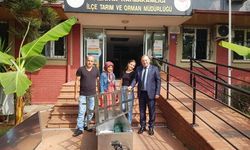 Alanyalı üreticiye bal eritme cihazı desteği