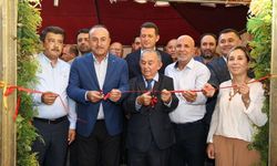 Altyapı tesisini Bakan Çavuşoğlu açtı
