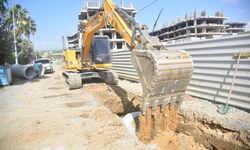 Alanya'da altyapı çalışmaları hız kesmiyor