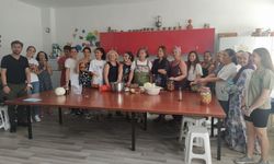Alanya’da Kore yemekleri pişirip terapiye katıldılar