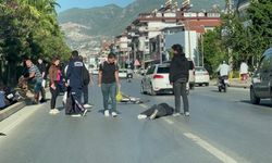Alanya’da motosiklet ile bisiklet çarpıştı: 2 yaralı
