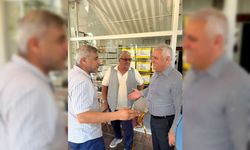 ALTSO Başkan Adayı Eray Erdem, Tosmur’da iş insanlarını ziyaret etti