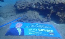 ALTSO Başkan Adayı Eray Erdem’e sualtından destek | VİDEO HABER