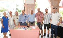 Eski müdür Alanya'da Kitap fuarına katıldı