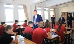 Kaymakam Ürkmezer’den meslek lisesine ziyaret