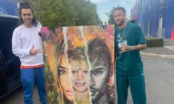 Türk sanatçı Ersan Kay bu kez dünya yıldızını resmetti