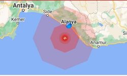 Alanya 4.7'lik depremle sallandı