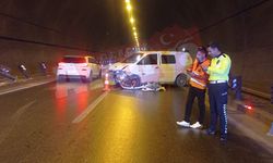 Alanya'da tüneldeki kaza ucuz atlatıldı | Burnu bile kanamadı | VİDEO HABER