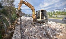 Alanya'nın batısındaki sahil projesi çalışmaları hız kesmiyor